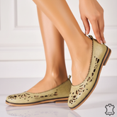 Balerini piele naturala Amarilla 2 Green