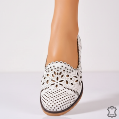 Women's genuine leather ballerinas Amarilla Alba