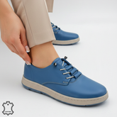 Pantofi piele naturala Solaris JeansBlue