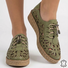 Pantofi Piele Naturala Timis Green