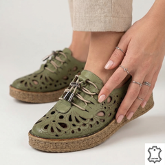 Pantofi Piele Naturala Timis Green