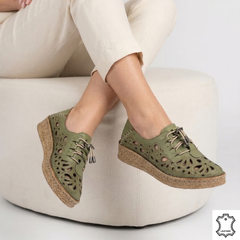 Pantofi Piele Naturala Timis Green