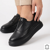 Pantofi Piele Naturala Constanta Black