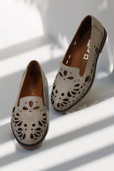 Balerini de dama piele naturala Amarilla 3 Bej