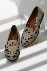 Balerini de dama piele naturala Amarilla 3 Bej