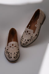 Balerini de dama piele naturala Amarilla 3 Roz Pudra