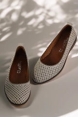 Balerini de dama piele naturala Nerisa Bej