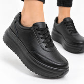 Pantofi piele naturala Milano Black