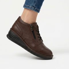 Pantofi piele naturala Manchester Brown