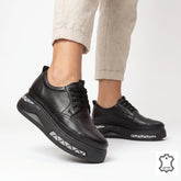 Pantofi Piele Naturala Lisbon Black