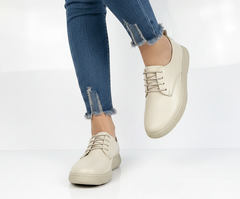 Pantofi sport-casual bej design ergonomic
