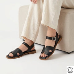 Sandale casual piele premium negre
