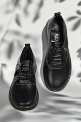 Pantofi casual dama eleganta piele naturala Solaris Negru