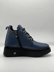 Ghete piele naturala Nuts JeansBlue