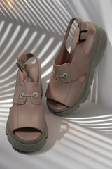 Sandale dama sportiv piele naturala Zephira roz