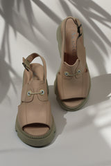 Sandale dama sportiv piele naturala Zephira roz