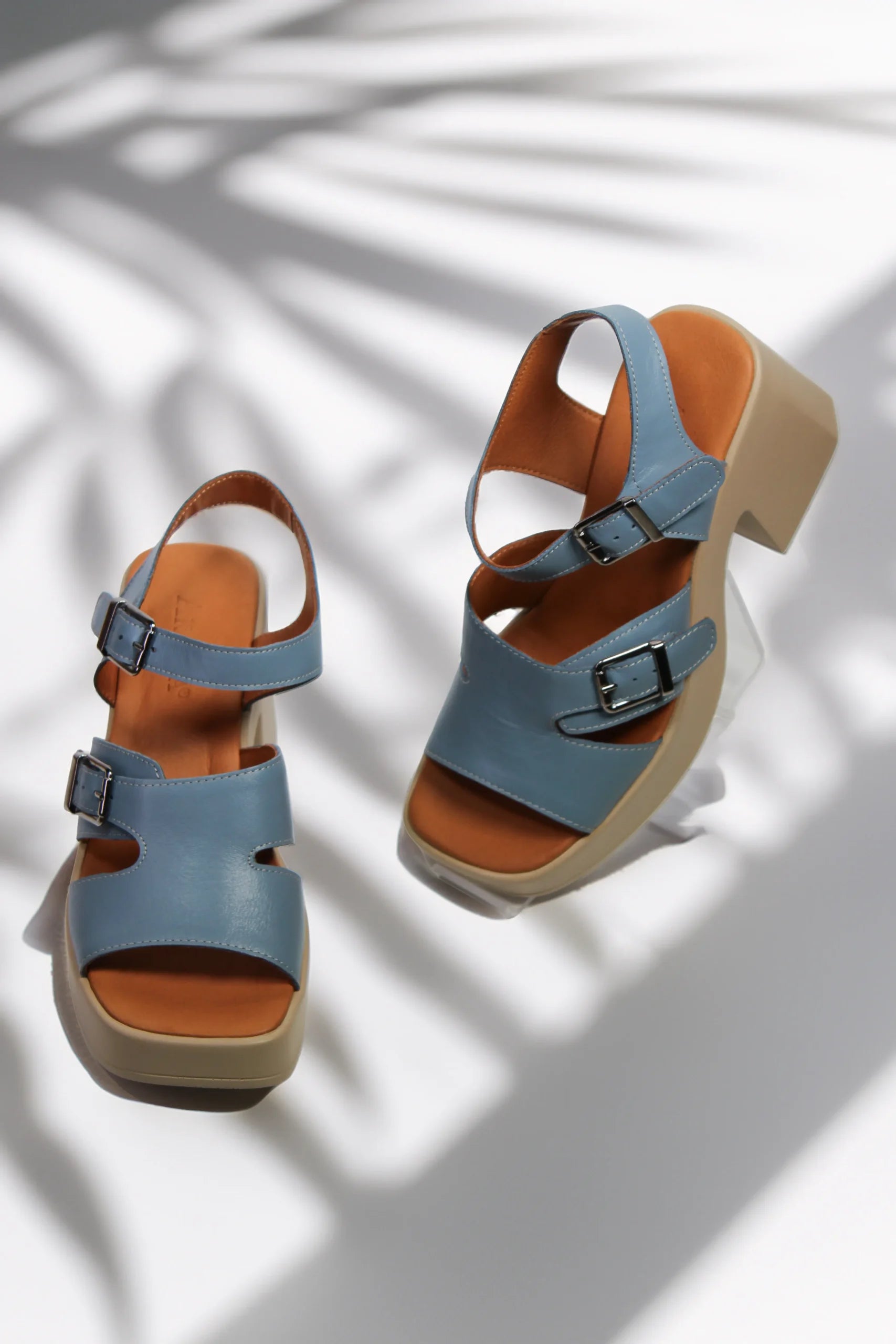 Sandale piele naturala Bruma Albastra image 3