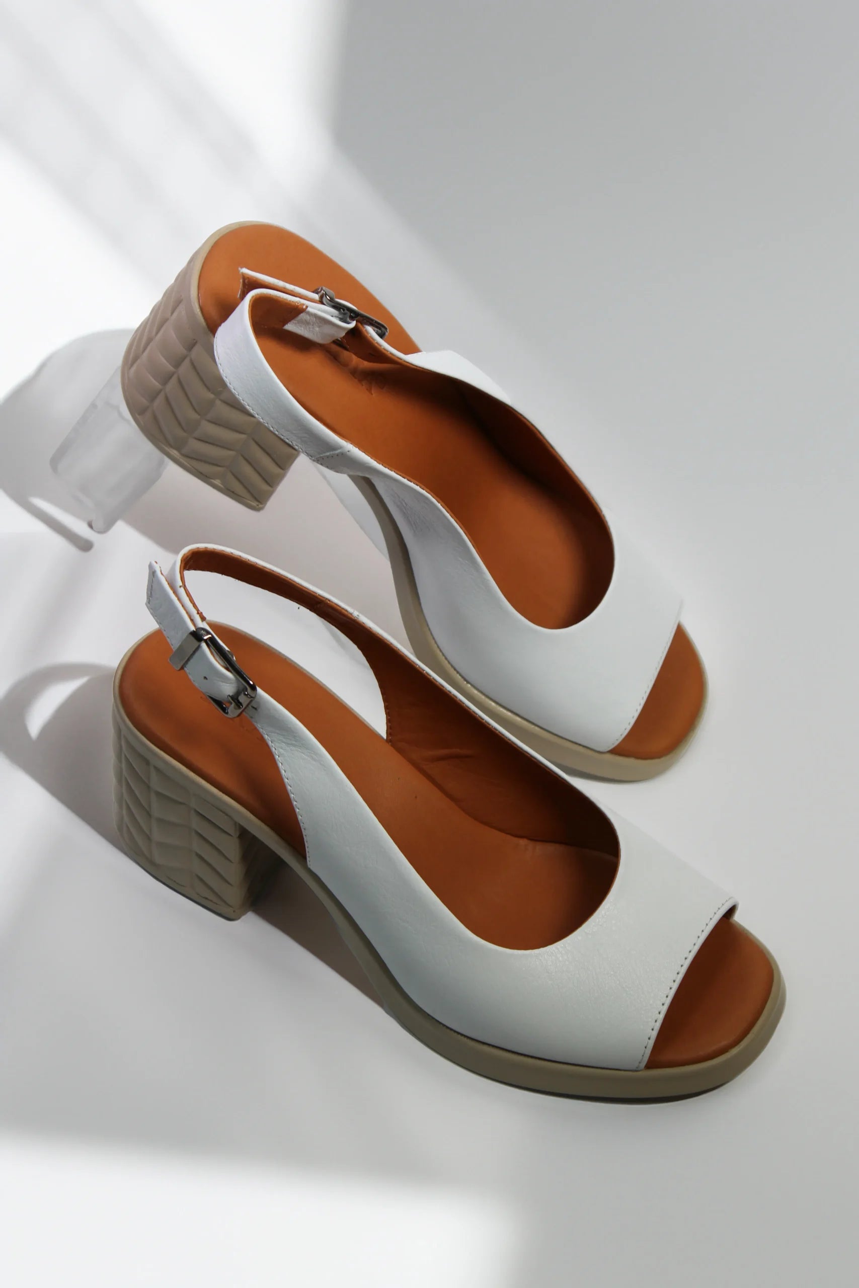 Sandale piele naturala Azura Alba image 1