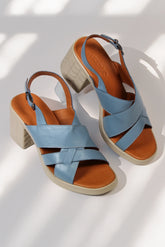 Sandale piele naturala Orion Albastru image 0