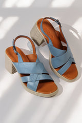 Sandale piele naturala Orion Albastru image 0