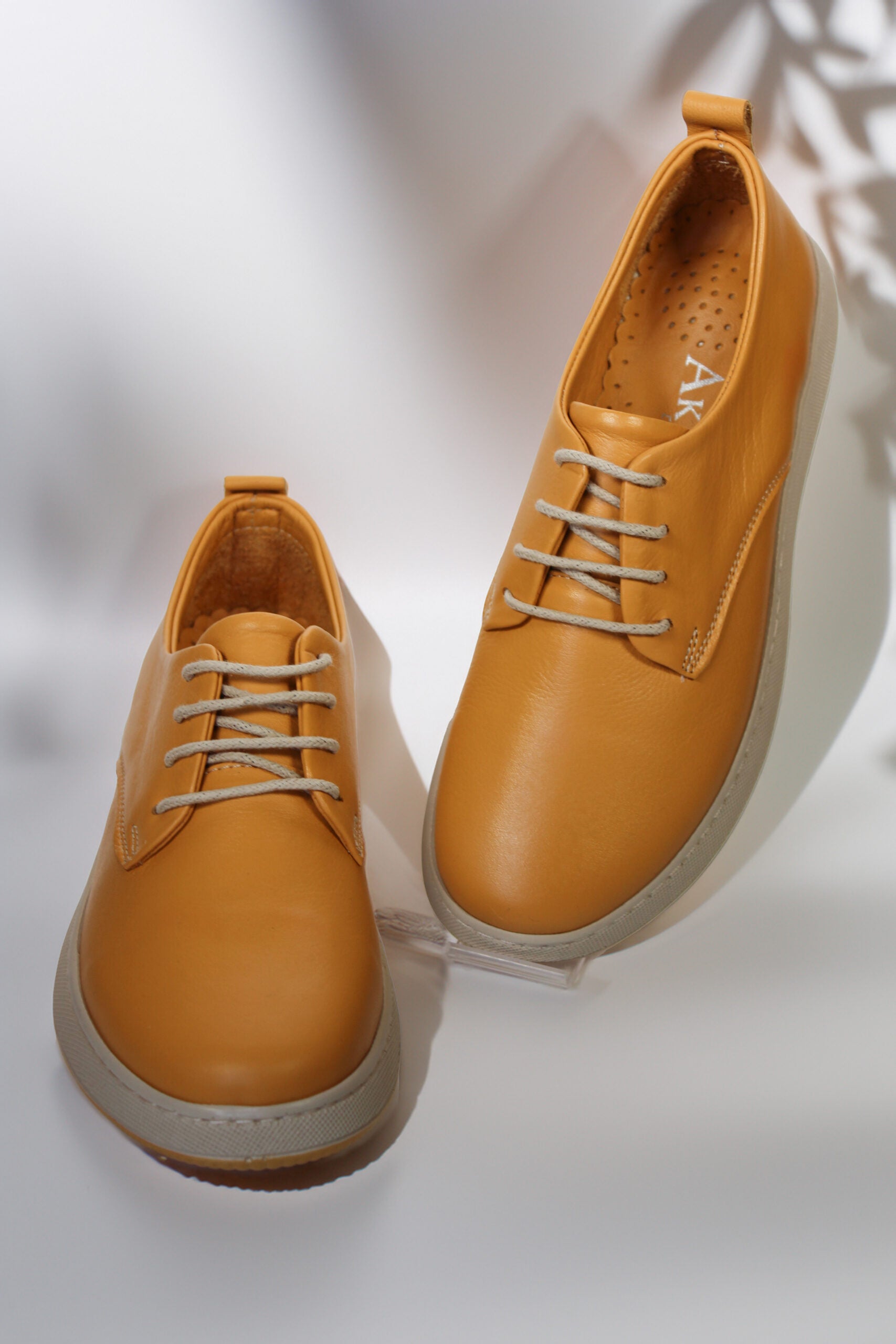 Pantofi piele naturala Colin Mustar Galben image 3