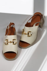 Sandale piele naturala Ventus Bej image 1