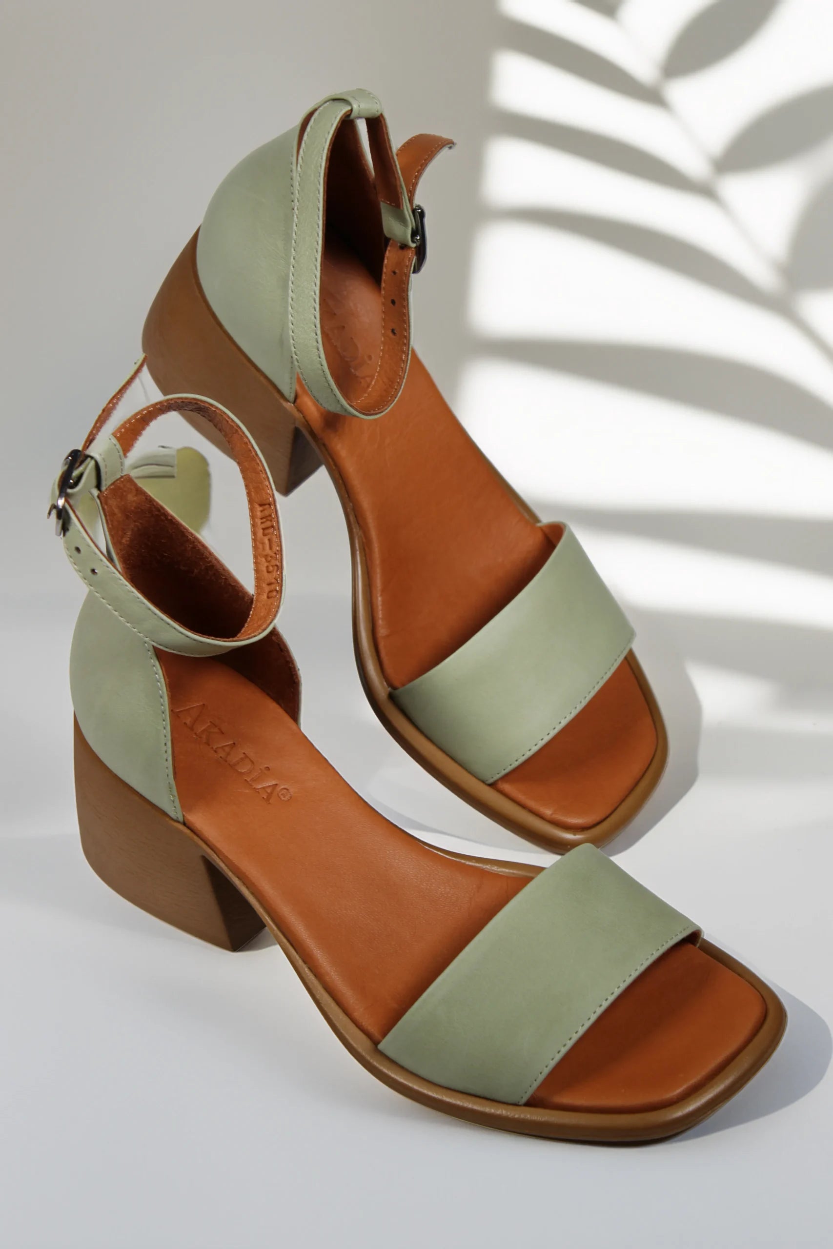 Sandale piele naturala Brisa Avocado image 0