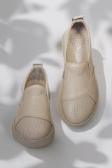 Pantofi piele naturala Debora Bej image 2