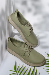 Pantofi casual dama eleganta piele naturala Colin Verde Avocado