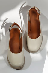 Sandale piele naturala Soleo Bej image 2