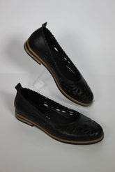 Balerini piele naturala Teresa 2 Negru image 0