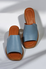 Sandale piele naturala Viva Albastra image 2