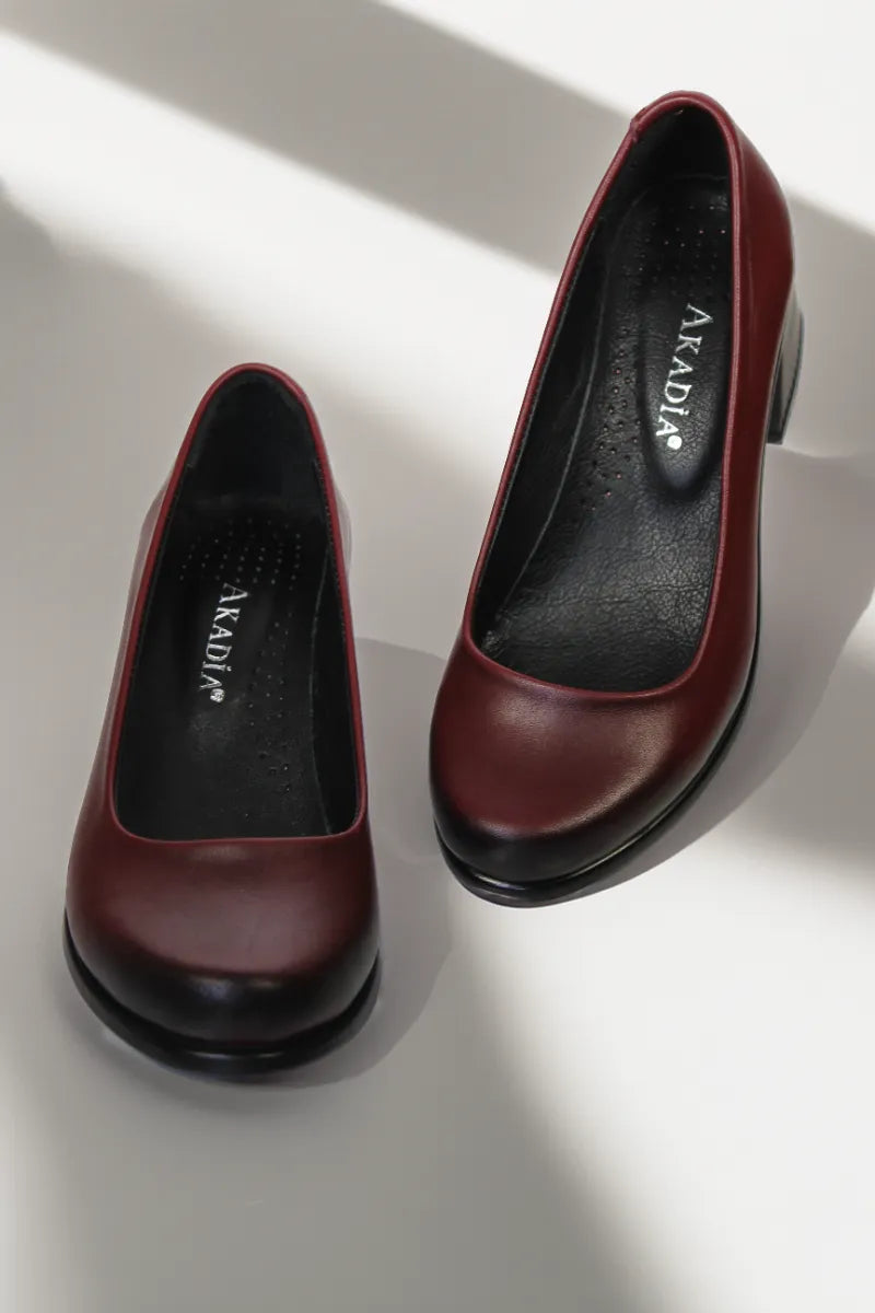 Pantofi cu toc piele naturala Helena Bordo image 3