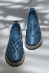 Pantofi casual dama eleganta piele naturala Heliora 2 Albastru