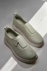 Pantofi casual dama eleganta piele naturala Heliora 3 Verde Avocado