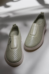 Pantofi casual dama eleganta piele naturala Heliora 3 Verde Avocado