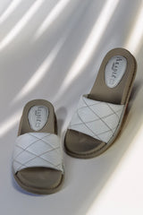 Papuci piele naturala Marbella Alba