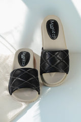 Papuci piele naturala Marbella Neagra