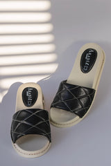 Papuci piele naturala Marbella Neagra