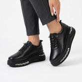 Pantofi piele naturala Warsaw Black