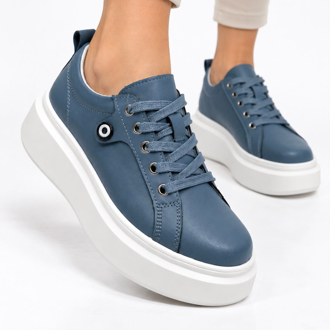 Pantofi piele naturala Namur JeansBlue