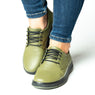 Pantofi casual dama eleganta piele naturala Colin Verde Pistachio 2025