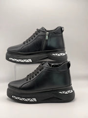 Ghete piele naturala Dare Black