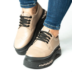 Pantofi casual dama eleganta piele naturala Lisbon Vision