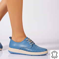 Pantofi piele naturala Calida JeansBlue