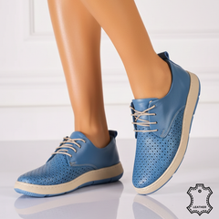 Pantofi piele naturala Calida JeansBlue