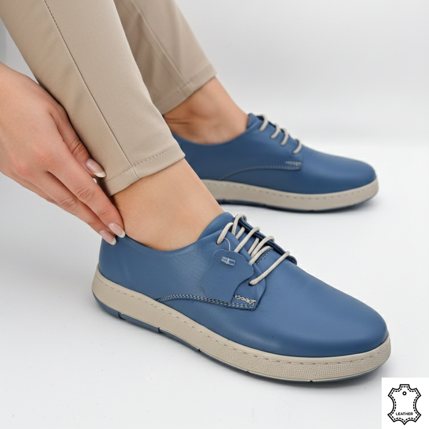 Pantofi piele naturala Colin JeansBlue