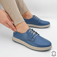 Pantofi piele naturala Colin JeansBlue