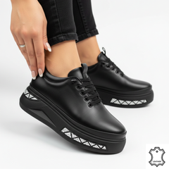 Pantofi piele naturala Dublin Negru