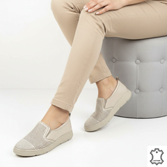 Pantofi piele naturala Heliora 2 Bej